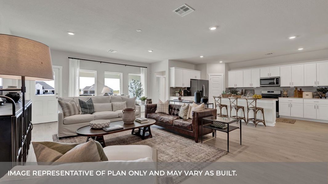 Furnished interior view inside a new home in Hartland Ranch, Lockhart (Image 17). Furnished interior view inside a new home in Hartland Ranch, Lockhart (Image 17).