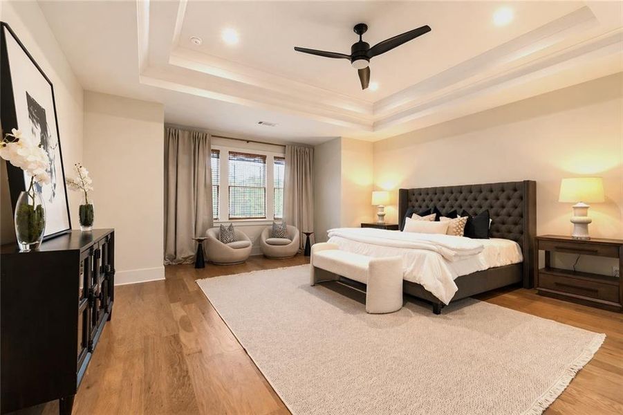 Furnished interior view inside a new home in , Buford (Image 29).