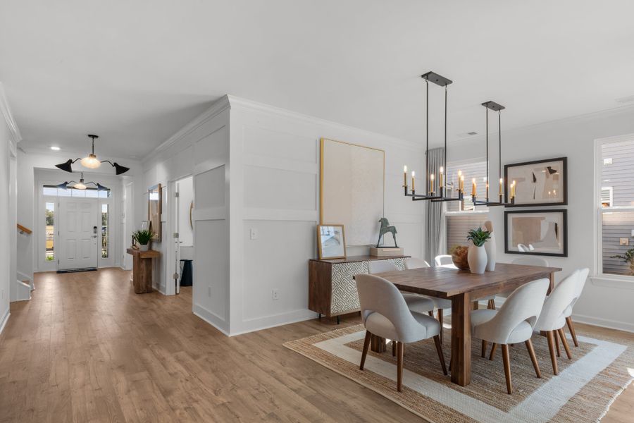 Furnished interior view inside a new home in Terrapin, Leland (Image 18).