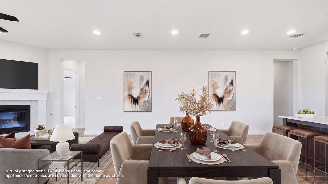 Furnished interior view inside a new home in Lakewood Village, Lakewood Village (Image 7).