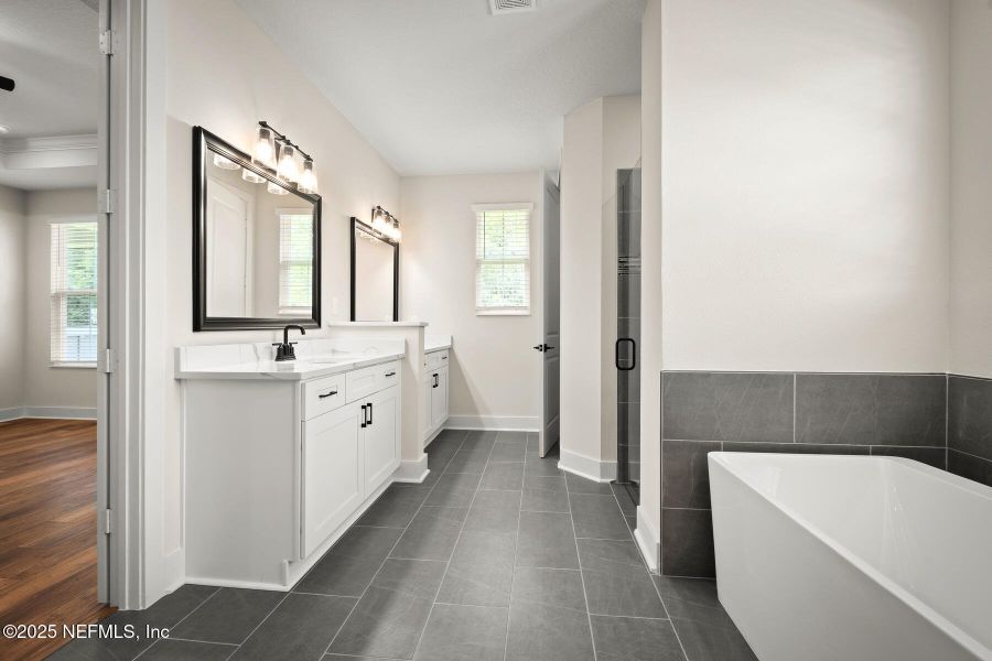 Furnished interior view inside a new home in , Hilliard (Image 8).