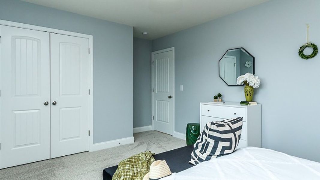 Furnished interior view inside a new home in Station Pointe, Angier (Image 25). Furnished interior view inside a new home in Station Pointe, Angier (Image 25).