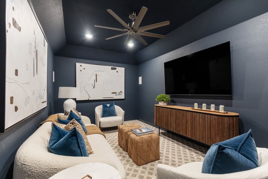 Representative Entertainment Room - some options shown Representative Entertainment Room - some options shown