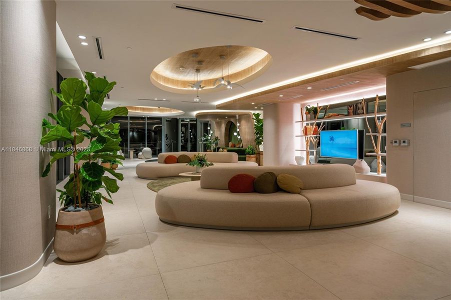 Furnished interior view inside a new home in Aria Reserve, Miami (Image 6). Furnished interior view inside a new home in Aria Reserve, Miami (Image 6).