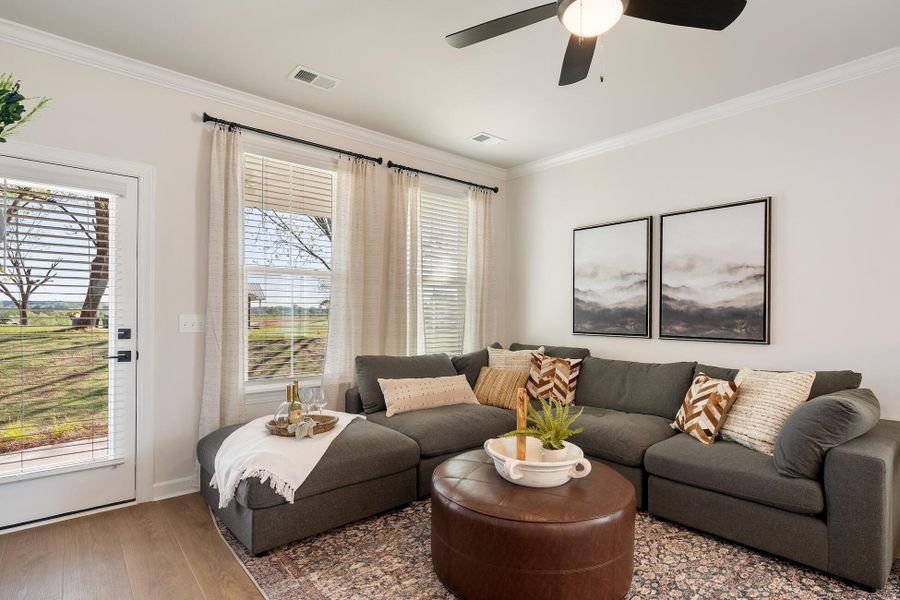Furnished interior view inside a new home in Six Oaks, Summerville (Image 31).