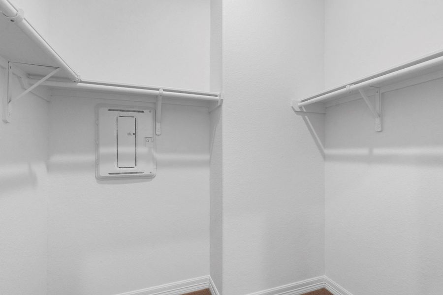 A view of your large primary walk-in Closet A view of your large primary walk-in Closet