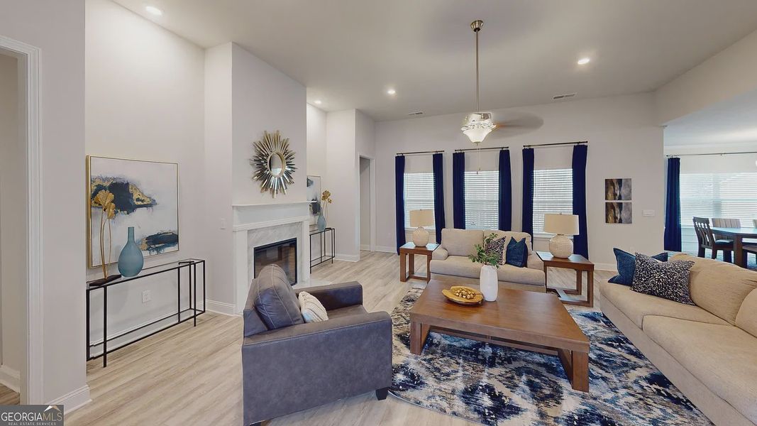 Furnished interior view inside a new home in The Abberley., Macon (Image 13).