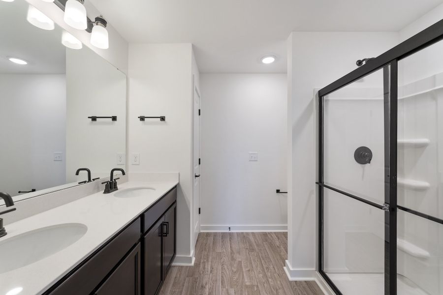 Furnished interior view inside a new home in Westgate Village Townes, Spartanburg (Image 5). Furnished interior view inside a new home in Westgate Village Townes, Spartanburg (Image 5).