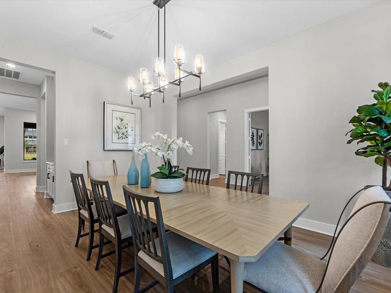 Furnished interior view inside a new home in , Fulshear (Image 19).