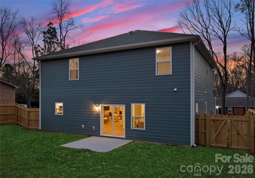 Exterior details and patio area of a home in , Charlotte (Image 29). Exterior details and patio area of a home in , Charlotte (Image 29).