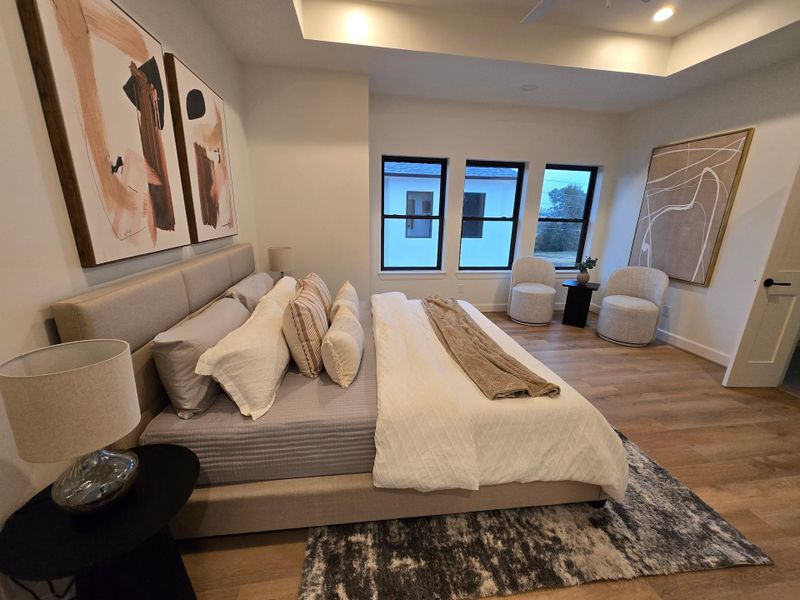 Furnished interior view inside a new home in , Houston (Image 35).