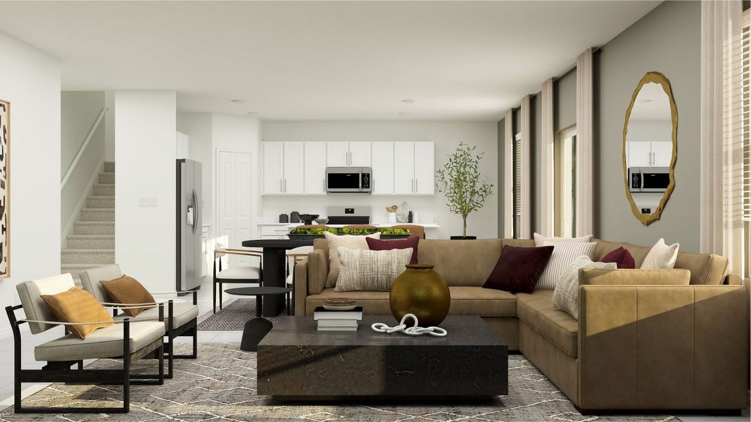 Summit Plan family room