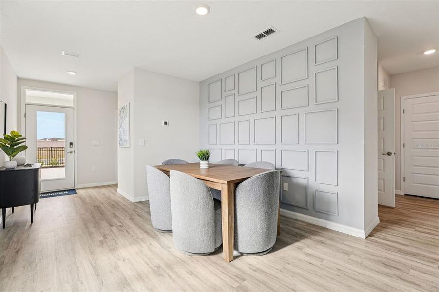 Furnished interior view inside a new home in , Winter Haven (Image 23). Furnished interior view inside a new home in , Winter Haven (Image 23).