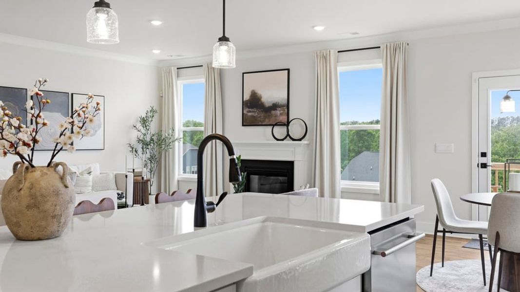 Furnished interior view inside a new home in Harrison Valley, Simpsonville (Image 11).
