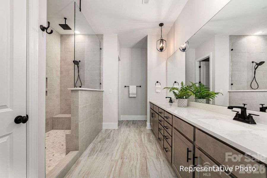 Furnished interior view inside a new home in , Denver (Image 17).