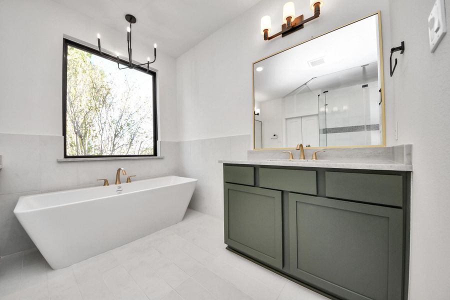 Furnished interior view inside a new home in Caywood Place, Houston (Image 18).