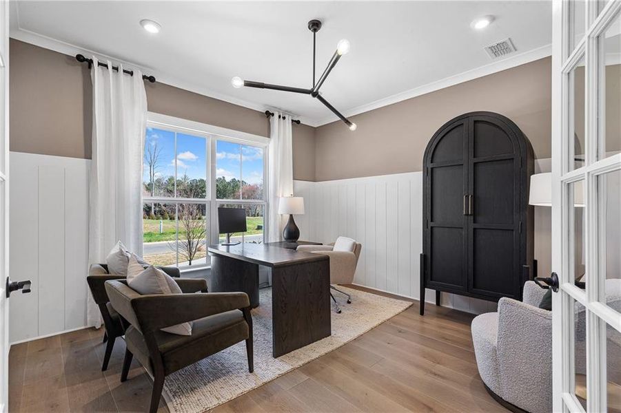 Furnished interior view inside a new home in Ashworth Estates, Powder Springs (Image 17).