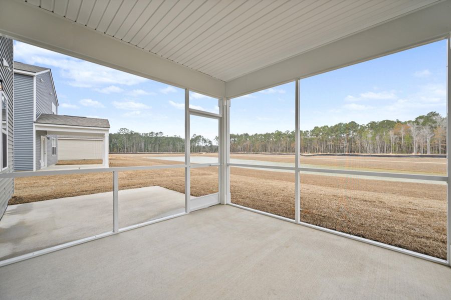 Exterior details and patio area of a home in Nexton, Summerville (Image 3).