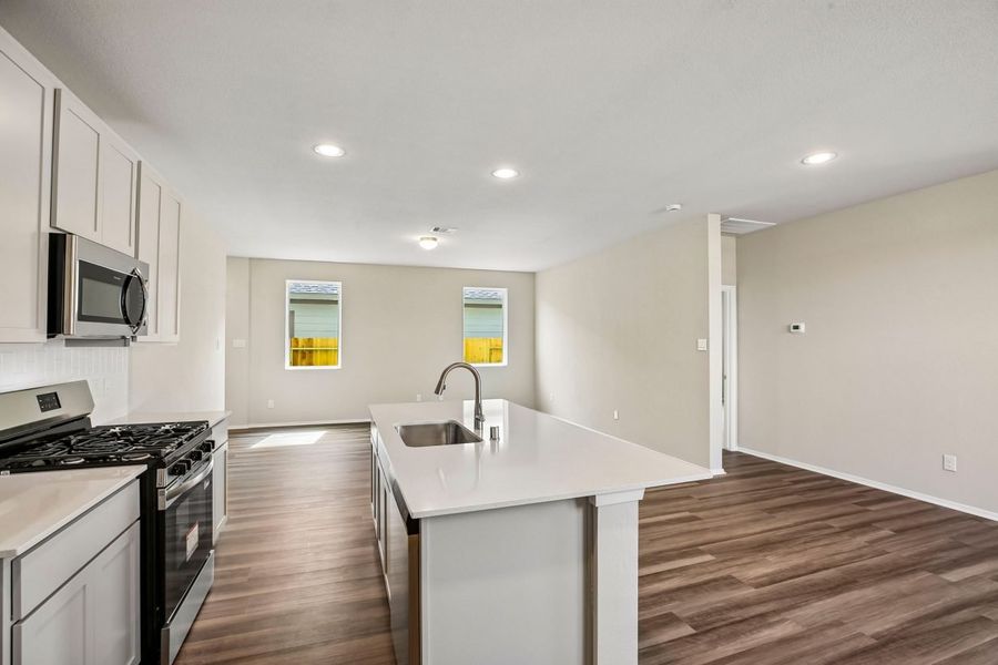 Furnished interior view inside a new home in Mustang Meadows, Waller (Image 10).