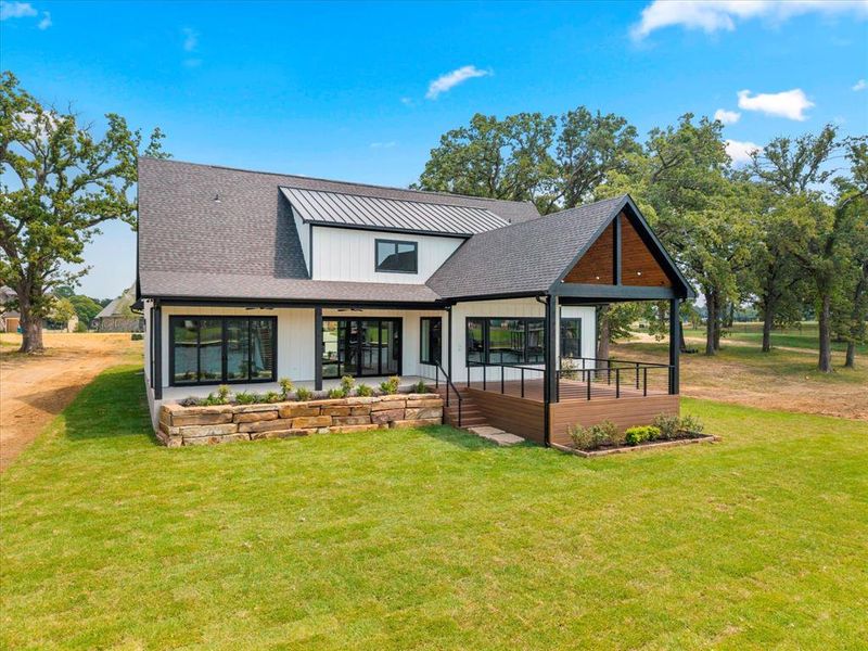 Front exterior of a new home in , Tool, TX, highlighting curb appeal (Image 24). Front exterior of a new home in , Tool, TX, highlighting curb appeal (Image 24).