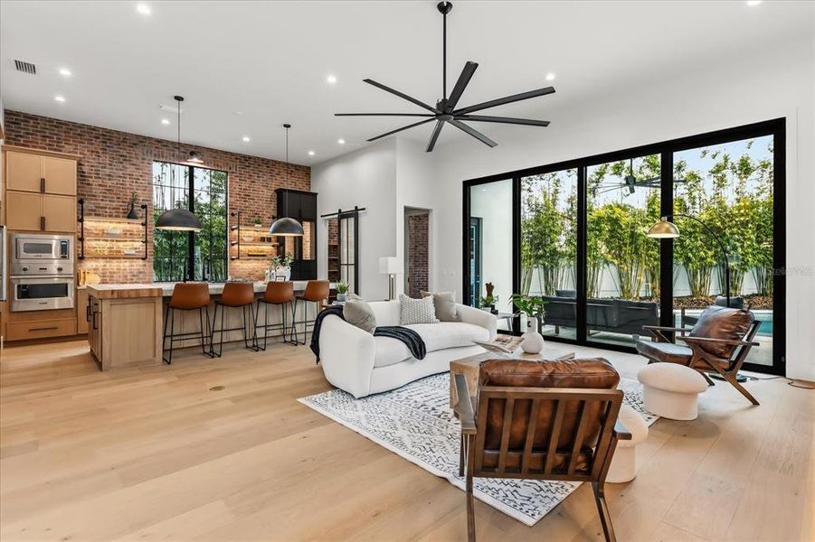 Furnished interior view inside a new home in , Winter Park (Image 16).