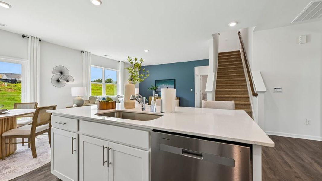 Furnished interior view inside a new home in Anderson Farm, Wendell (Image 10).