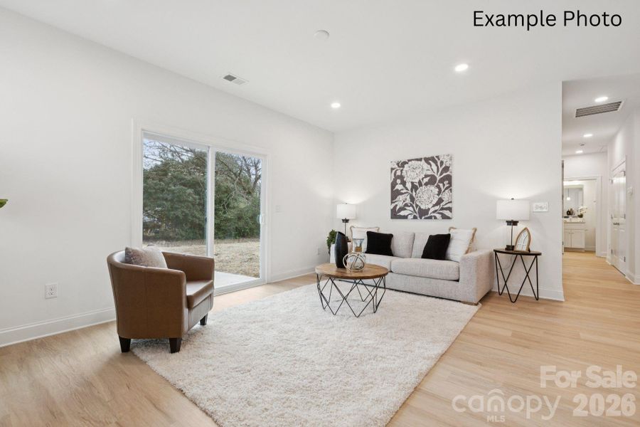 Furnished interior view inside a new home in , Monroe (Image 13).