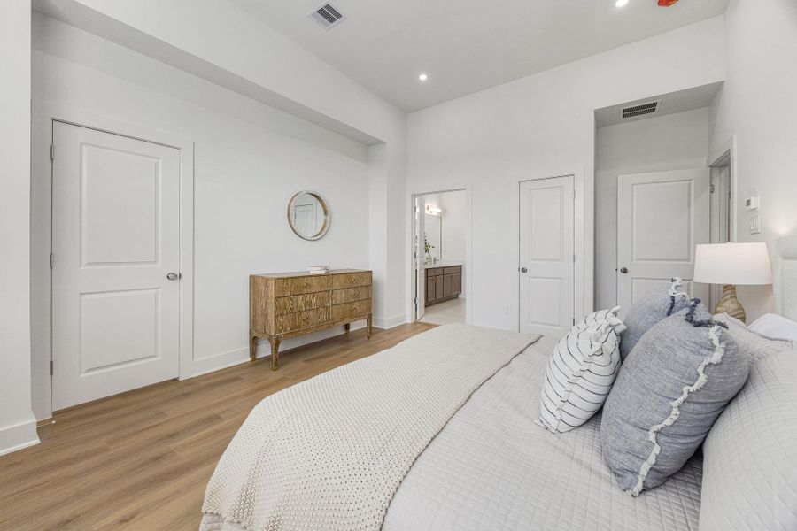 Furnished interior view inside a new home in Commons at West Tidwell, Houston (Image 14).