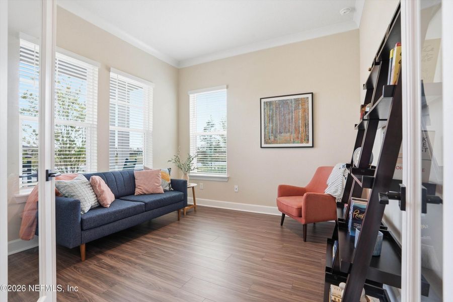 Furnished interior view inside a new home in Seven Pines 50' Rear Entry, Jacksonville (Image 34).