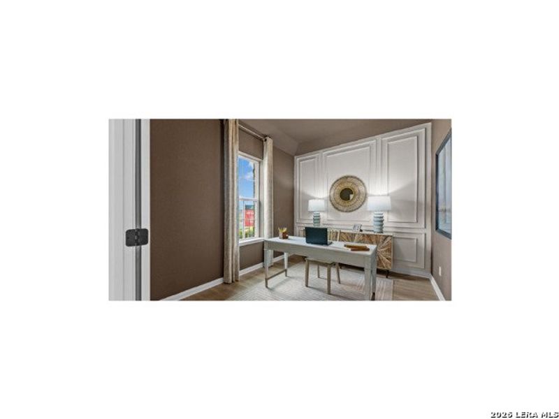 Furnished interior view inside a new home in Morgan Meadows, San Antonio (Image 6).