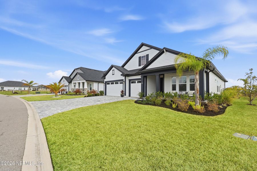 Front exterior of a new home in , St. Augustine, FL, highlighting curb appeal (Image 23).
