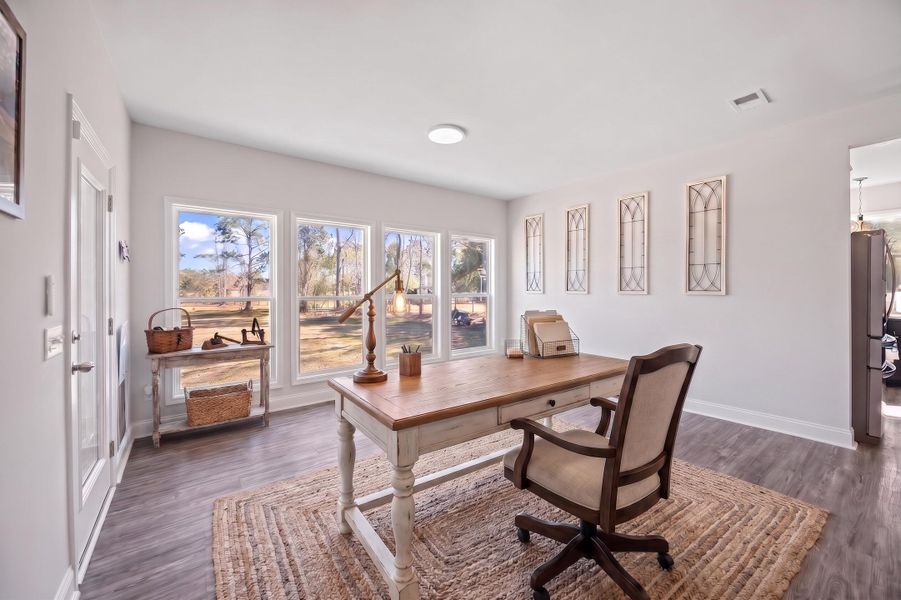 Furnished interior view inside a new home in , Meggett (Image 8).