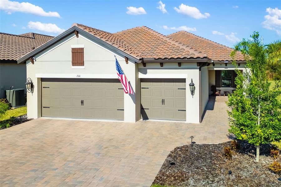 Front exterior of a new home in , Nokomis, FL, highlighting curb appeal (Image 31).
