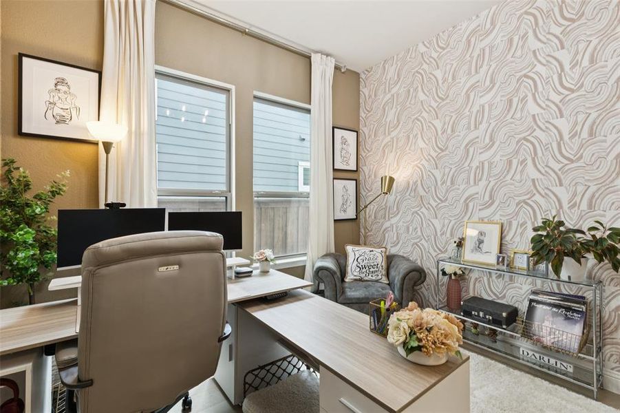 Furnished interior view inside a new home in , Rowlett (Image 5).