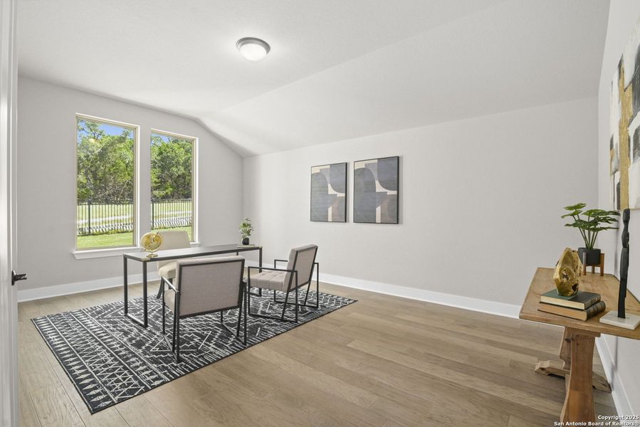 Furnished interior view inside a new home in Esperanza - 70', Boerne (Image 16).