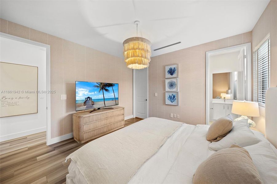 Furnished interior view inside a new home in , Miami (Image 73). Furnished interior view inside a new home in , Miami (Image 73).