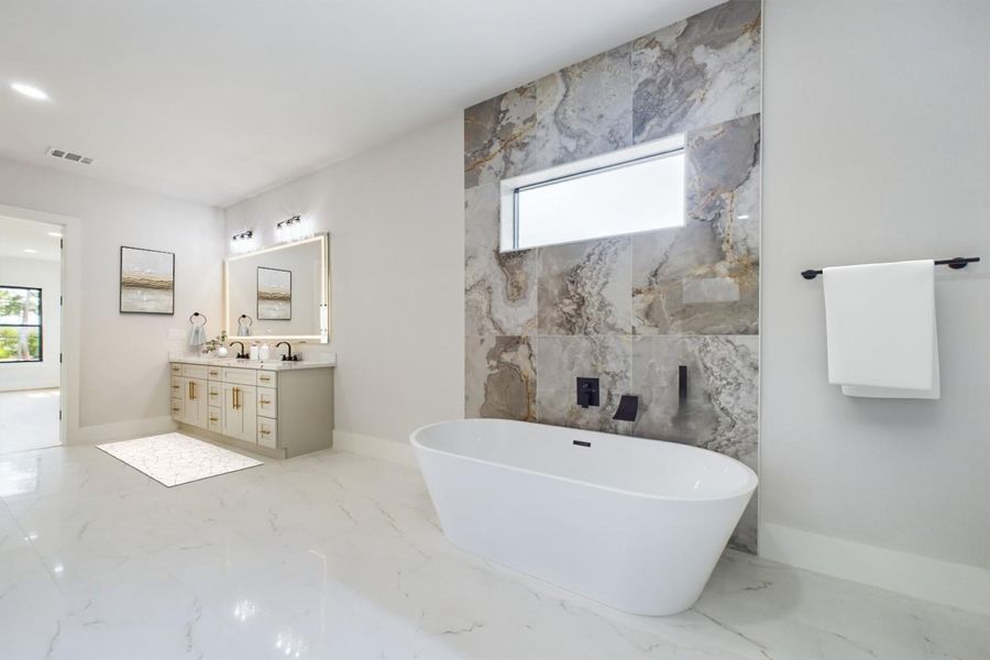 Furnished interior view inside a new home in , Houston (Image 3).