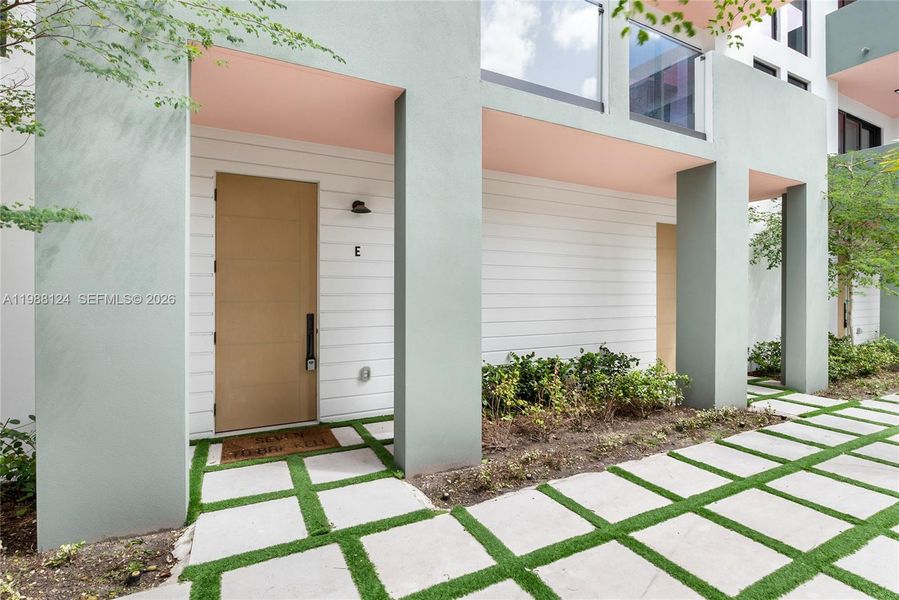 Exterior details and patio area of a home in , Miami (Image 17). Exterior details and patio area of a home in , Miami (Image 17).