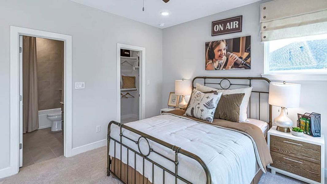 Furnished interior view inside a new home in Avalon at Cypress, Cypress (Image 45).