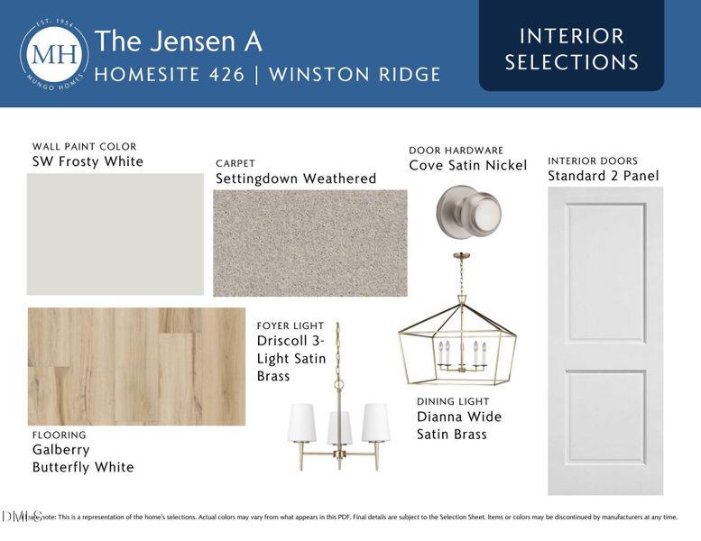 426 WSR FM 3 Interior Selections