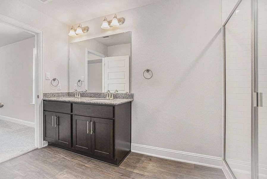 Furnished interior view inside a new home in Kiber Reserve, Angleton (Image 8).
