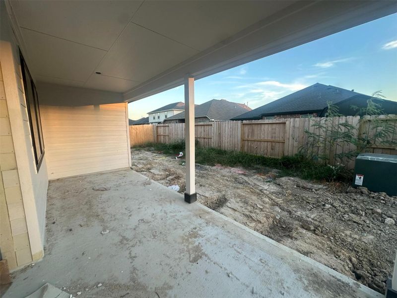 Actual progress of your home.