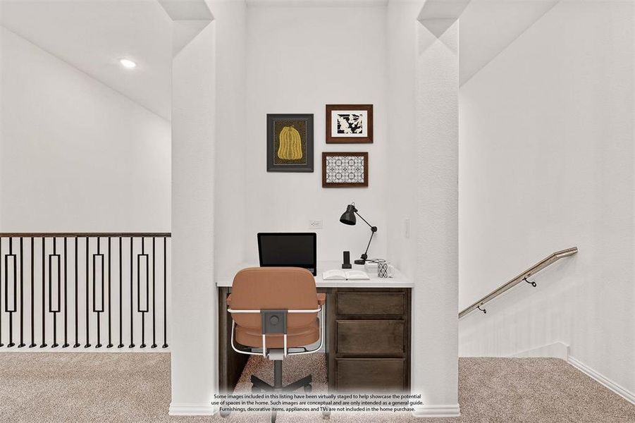 Furnished interior view inside a new home in Villages of Hurricane Creek, Anna (Image 11).