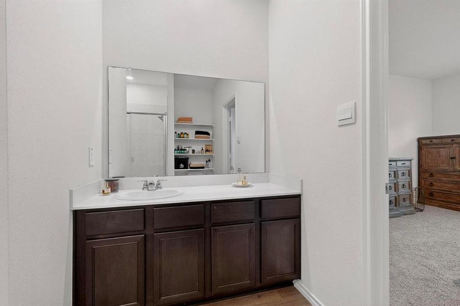 Furnished interior view inside a new home in , Providence Village (Image 11). Furnished interior view inside a new home in , Providence Village (Image 11).