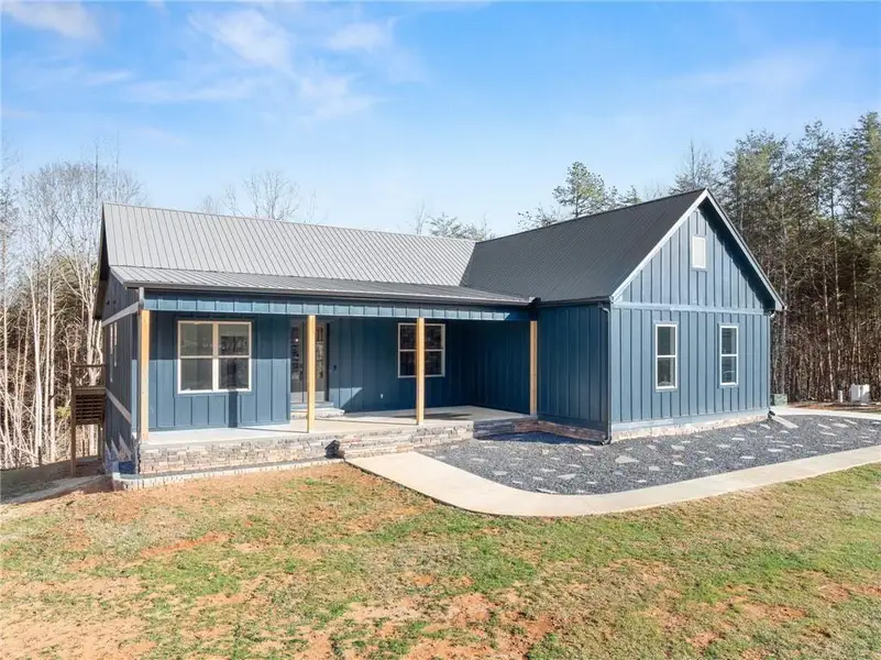Exterior details and patio area of a home in , Sautee Nacoochee (Image 4). Exterior details and patio area of a home in , Sautee Nacoochee (Image 4).