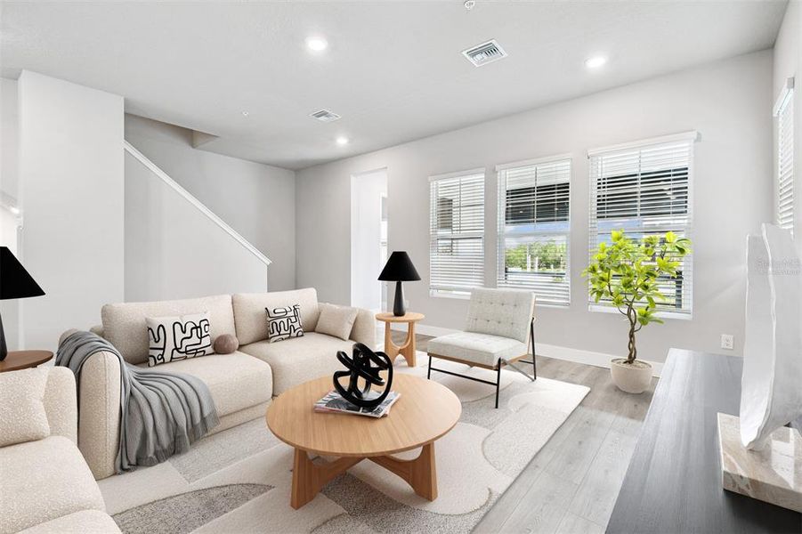 Furnished interior view inside a new home in , Sarasota (Image 12).