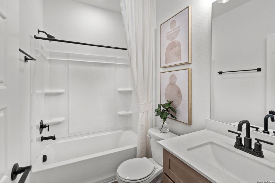 Furnished interior view inside a new home in Dove Song, Marion (Image 12).