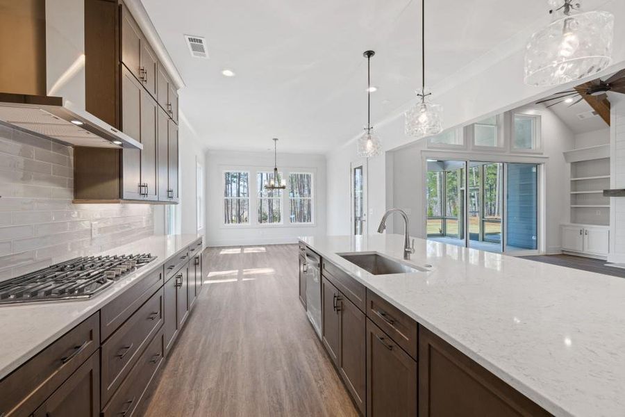 Furnished interior view inside a new home in Arden on Lanier, Cumming (Image 9).