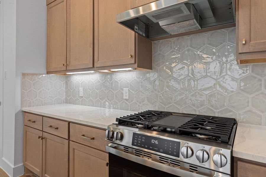 Close-up of interior finishes inside a home in Artavia, Conroe (Image 9).