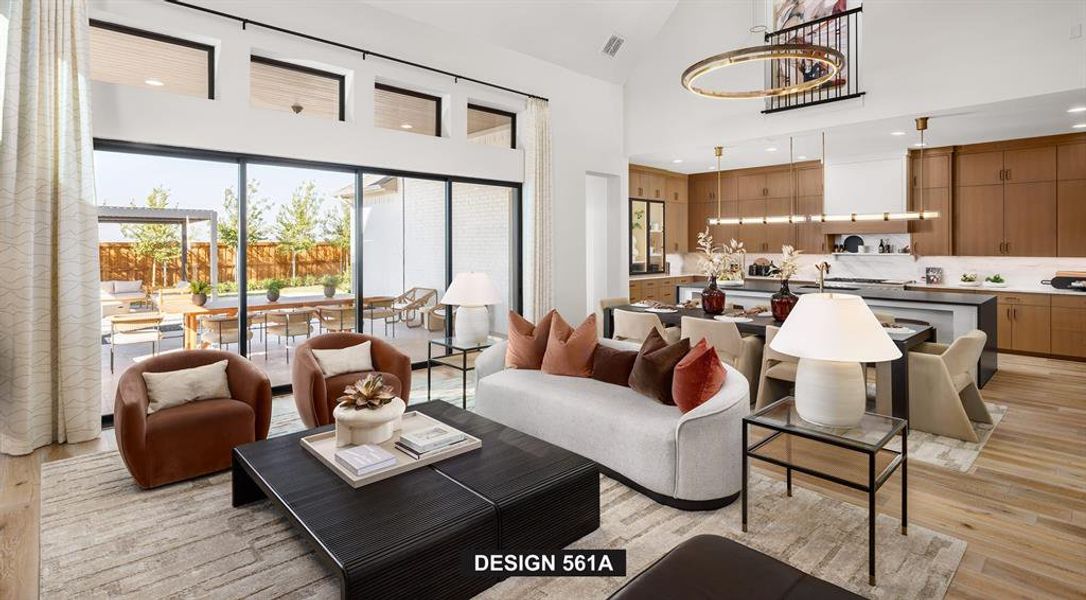 Furnished interior view inside a new home in , Prosper (Image 6). Furnished interior view inside a new home in , Prosper (Image 6).